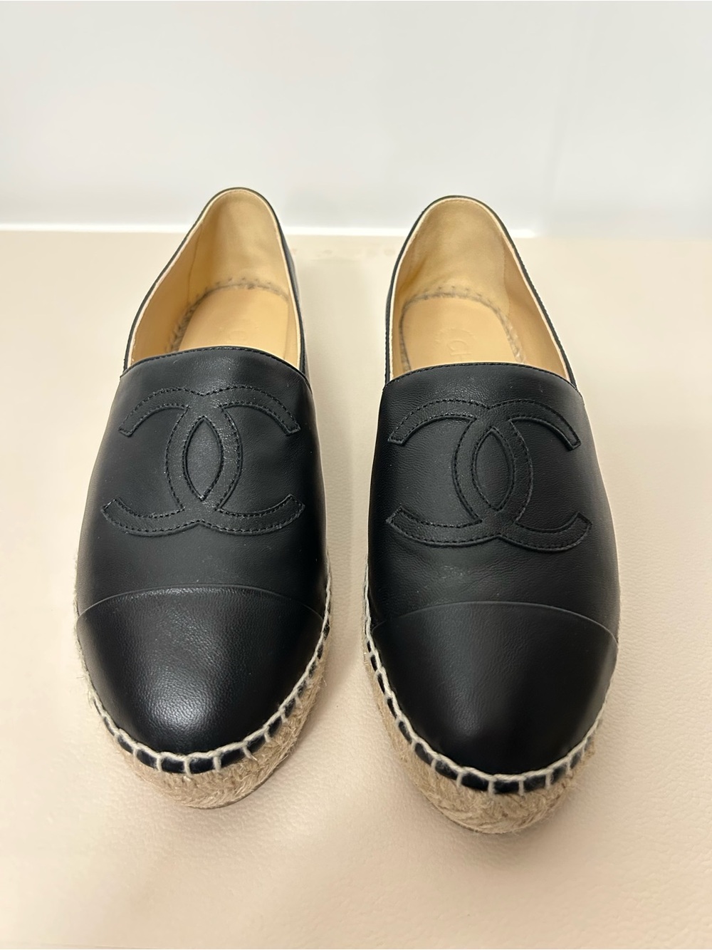 Chanel Lambskin Espadrilles